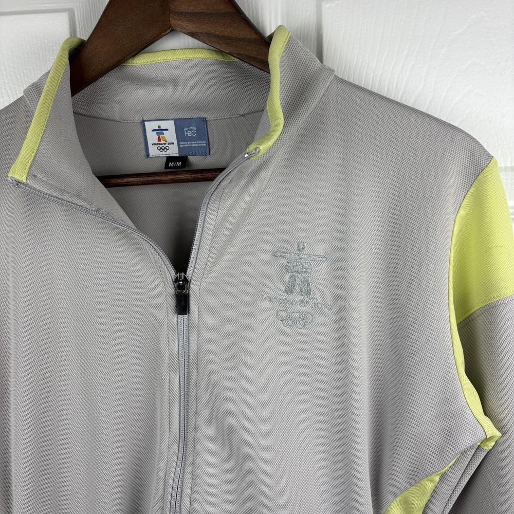 Vancouver Olympic Games Womens Jacket Lightweight Medium‎ HBC Zip 2010 Olympics